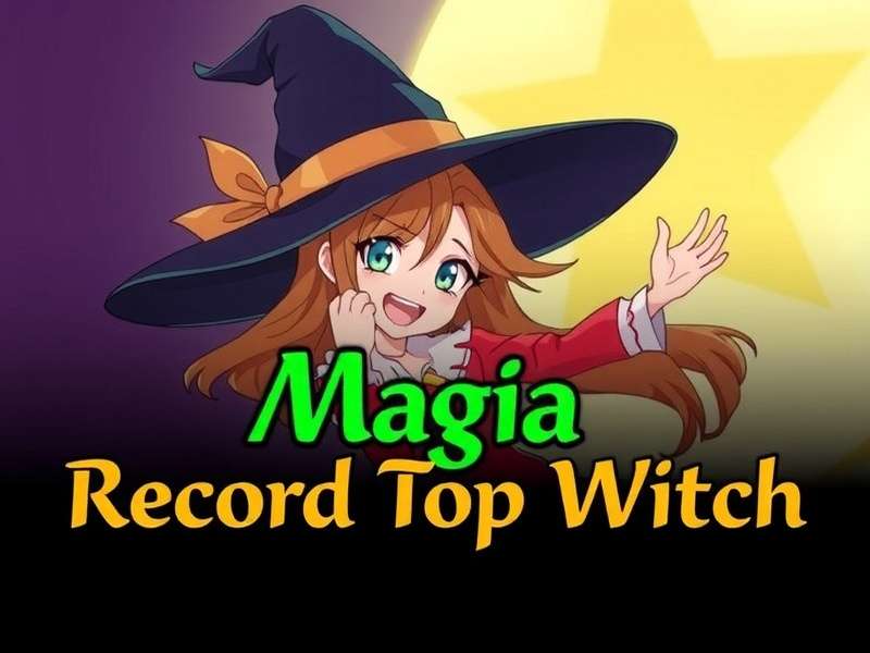 Magia Record Top Witch Official Artwork Magia Record Top Witch Game Banner